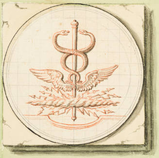 A Caduceus Above a Thunderbolt