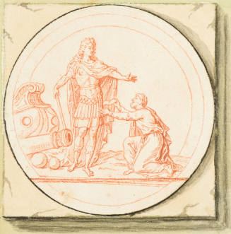 Louis Pardoning (?) a Supplicant