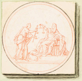 The King Dispensing Justice
