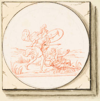 Diana (?) and a River-God