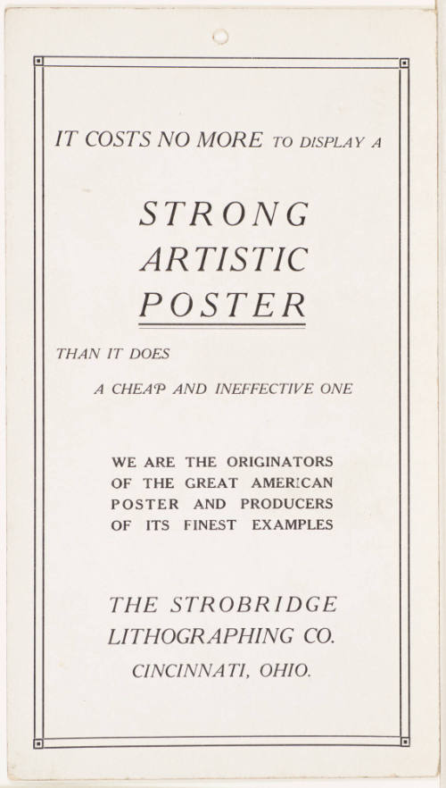 Calendar Card / September 1910