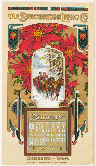 Calendar Card /  January 1911