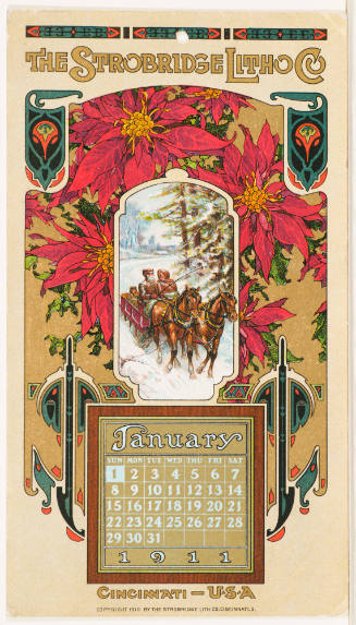 Calendar Card /  January 1911