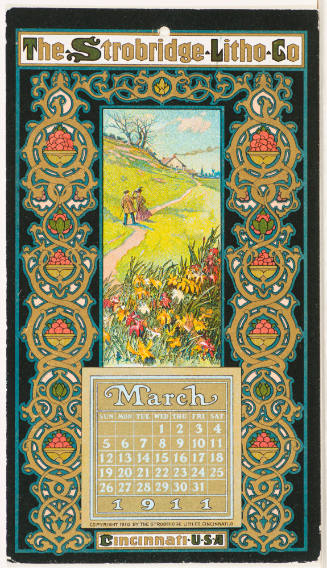 Calendar Card /  March 1911