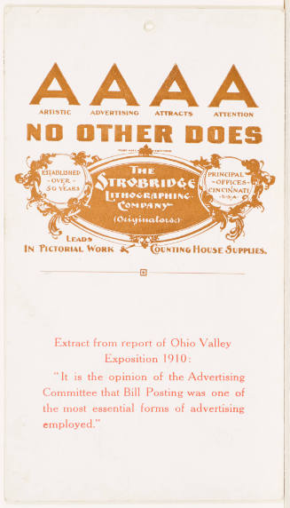 Calendar Card /  July 1911