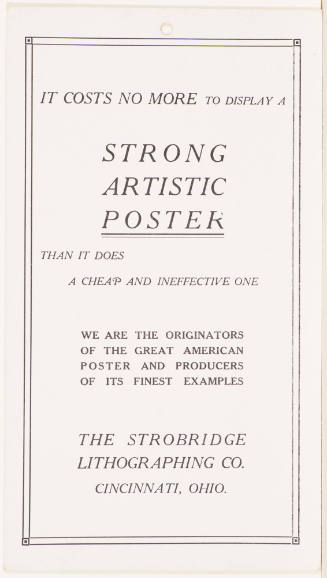 Calendar Card /  November 1911