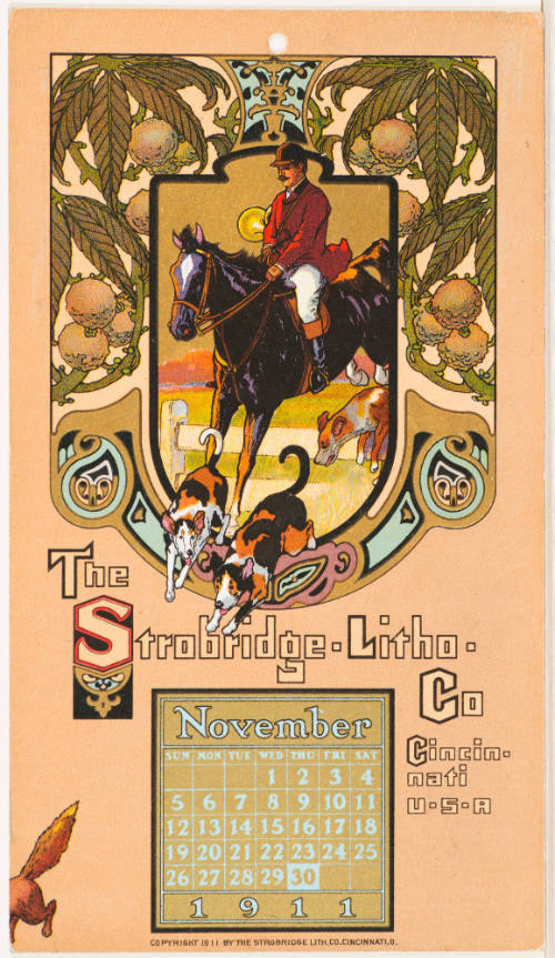 Calendar Card /  November 1911