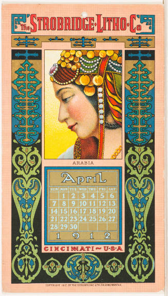 Calendar Card /  April 1912