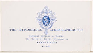 Calling Card / The Strobridge Lithographing Company
