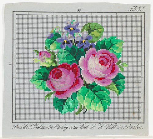 Berlin Woolwork Embroidery Pattern