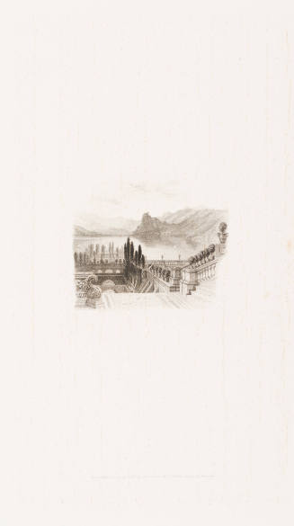 A Farewell - Lake of Como (2nd plate)