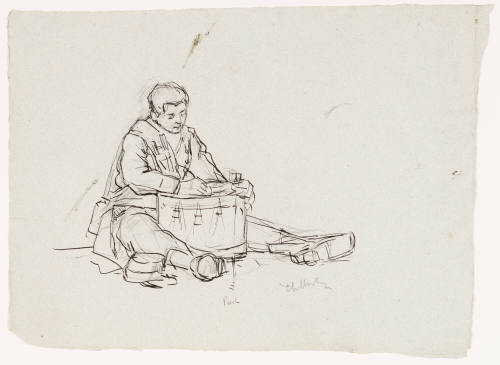 Study for Evening of the Battle (1882)