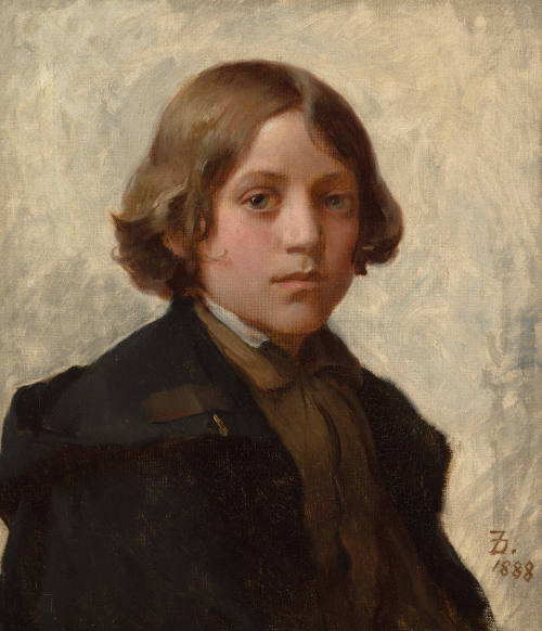 Boy Wearing Cloak