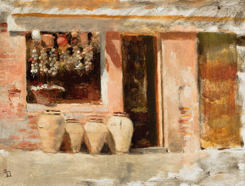 Doorway with Garlic Braids