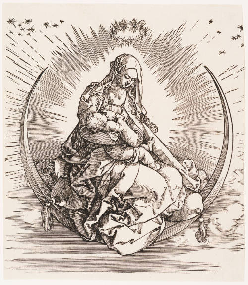 Madonna on the Crescent, Frontispiece for Life of the Virgin