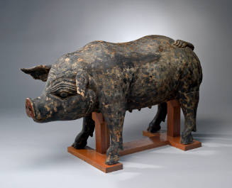 Butcher Shop Sign: Pig