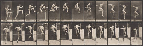 Jumping, Running Straight High Jump