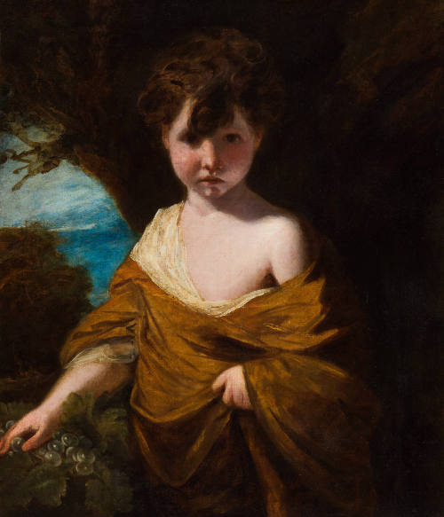 Boy with Grapes